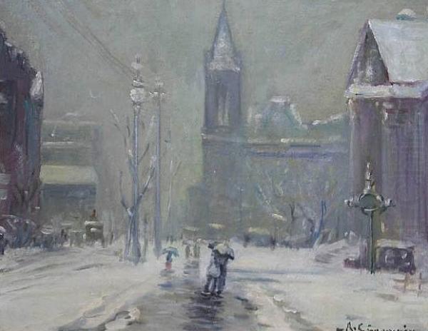 Arthur Clifton Goodwin Copley Square china oil painting image
